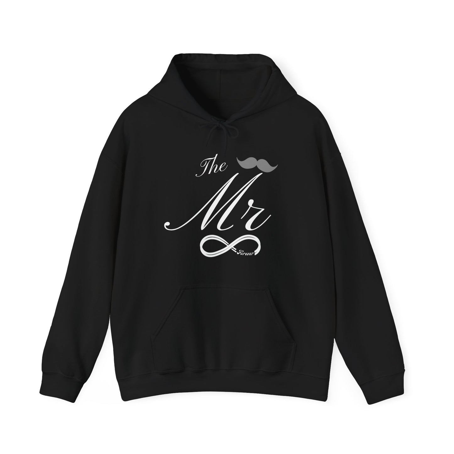 Mr. Hoodie – (male) Mustache Edition Couples matching pullover