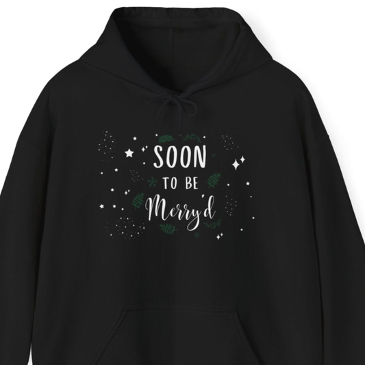 Soon To Be Merry'd Hoodie - Engagement Hoodies For Grooms And Brides-to-Be